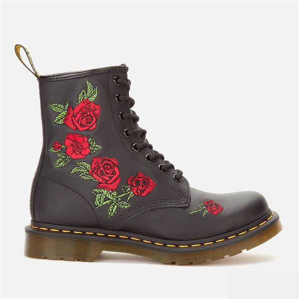【一双免邮】Dr. Martens 1460 Vonda Softy T 玫瑰刺绣8孔马丁靴 ￥961.25 