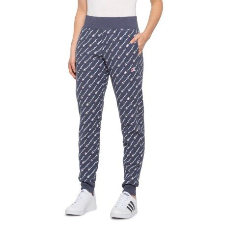 限时高返12%！码全多款式可选~Champion 冠军 Reverse Weave Allover Print Joggers 女士慢跑长裤 .99（约140元） 