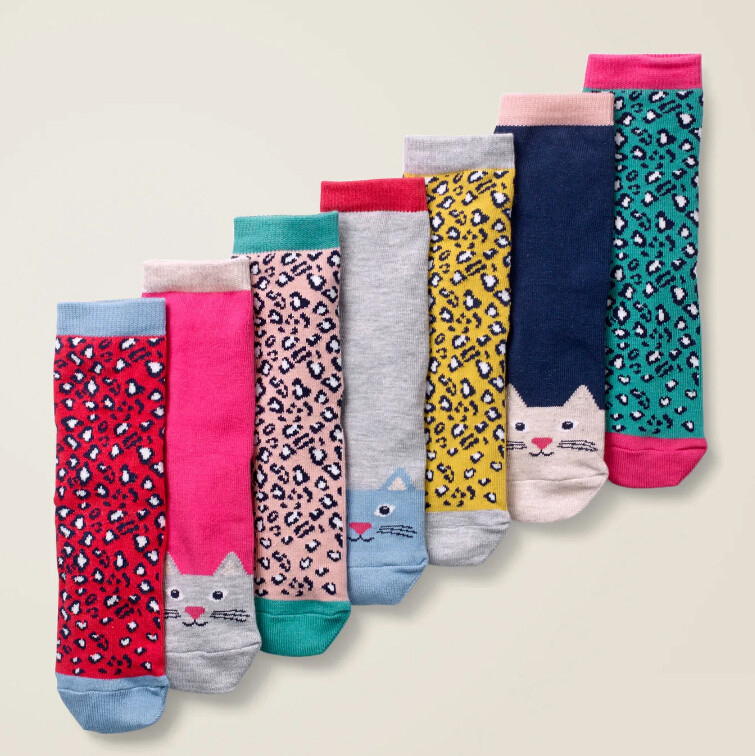 Boden 7 Pack Sock Box 七双装短袜 ￡15（约136元） 