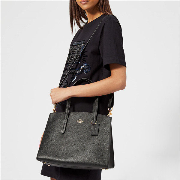 Coach Charlie Carryal 黑色托特包 ￥1,806 