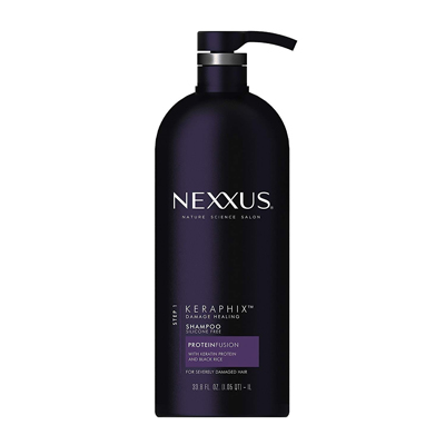 第二件半价！【中亚Prime会员】Nexxus 角蛋白黑米洗发水 1000ml 适合受损发质 到手价90元 