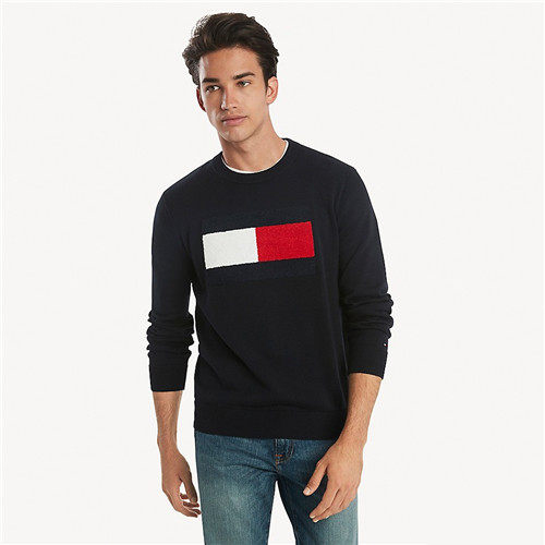 Tommy Hilfiger 基础复古 logo 男士毛衣 .99（约250元） 