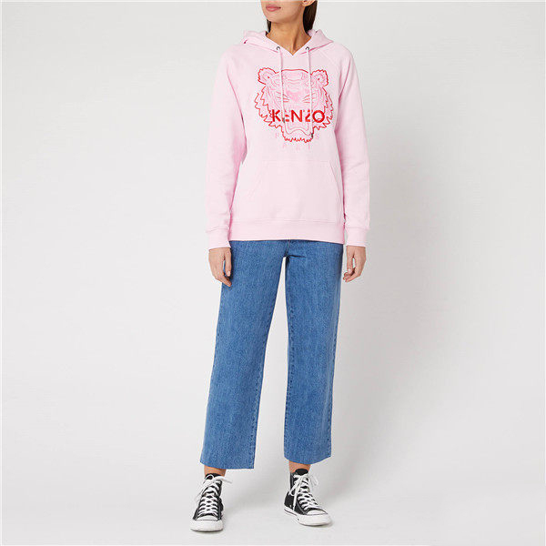 KENZO 新款女式刺绣虎头连帽卫衣 ￥1,285.7 