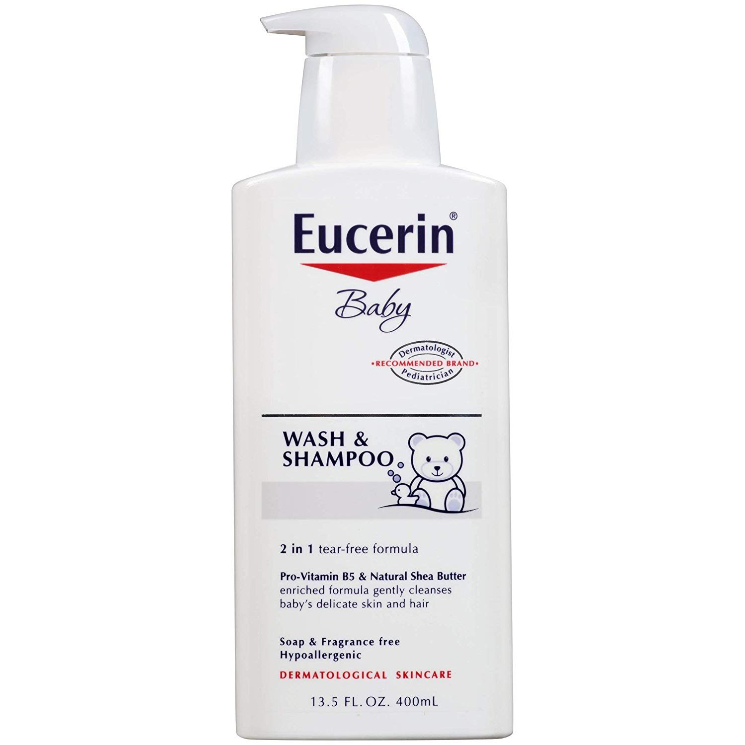 一瓶41元！【中亚Prime会员】Eucerin 优色林 宝宝洗发沐浴露 400ml*3瓶装 到手价122元 