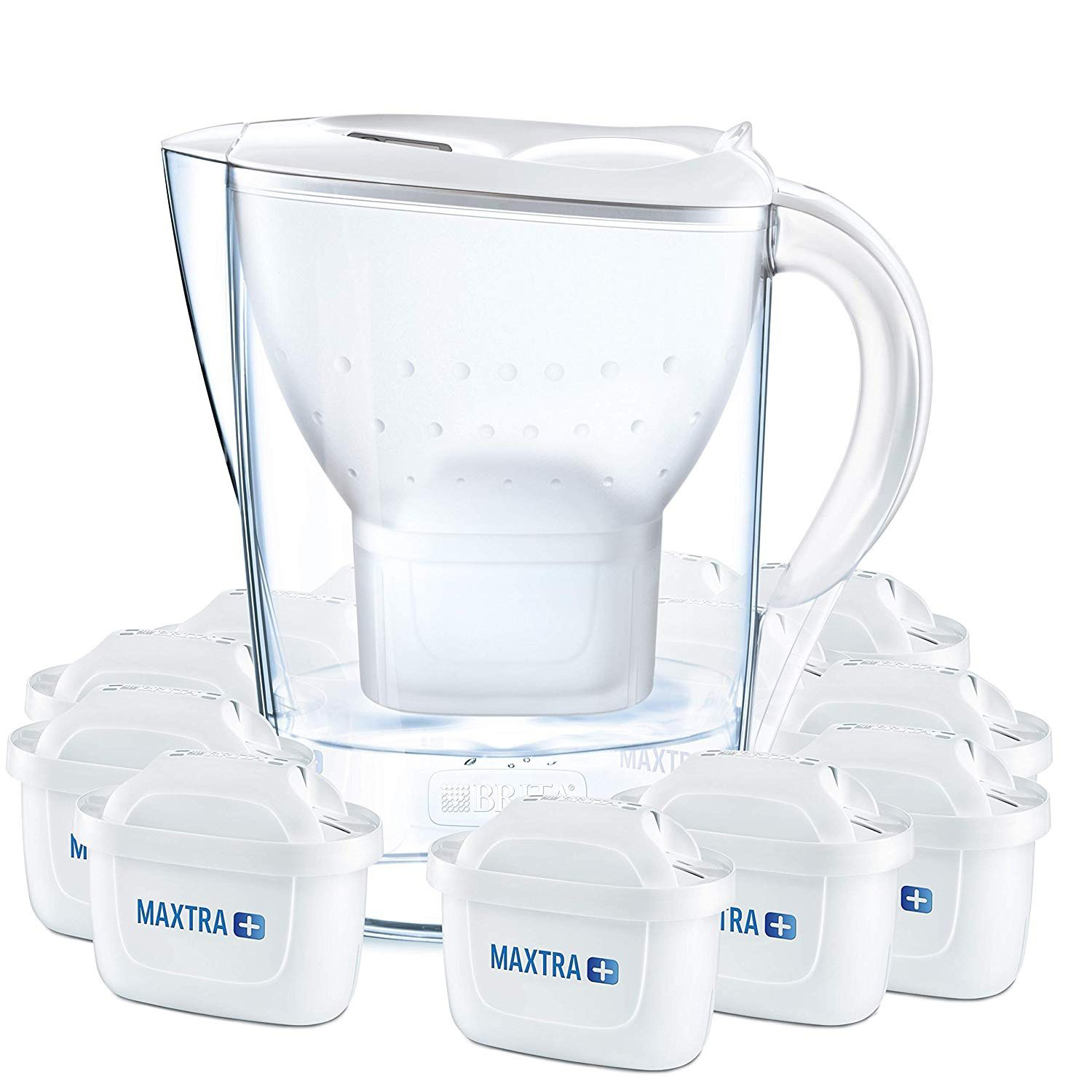 【中亚Prime会员】Brita 碧然德 Marella Cool 家用滤水壶2.4L 一壶12芯 到手价362元 