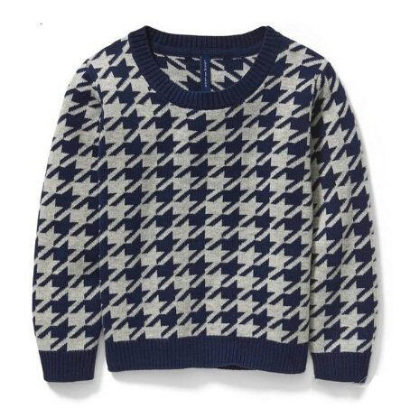 Janie and Jack HOUNDSTOOTH PULLOVER 童款毛衣 .19（约127元） 