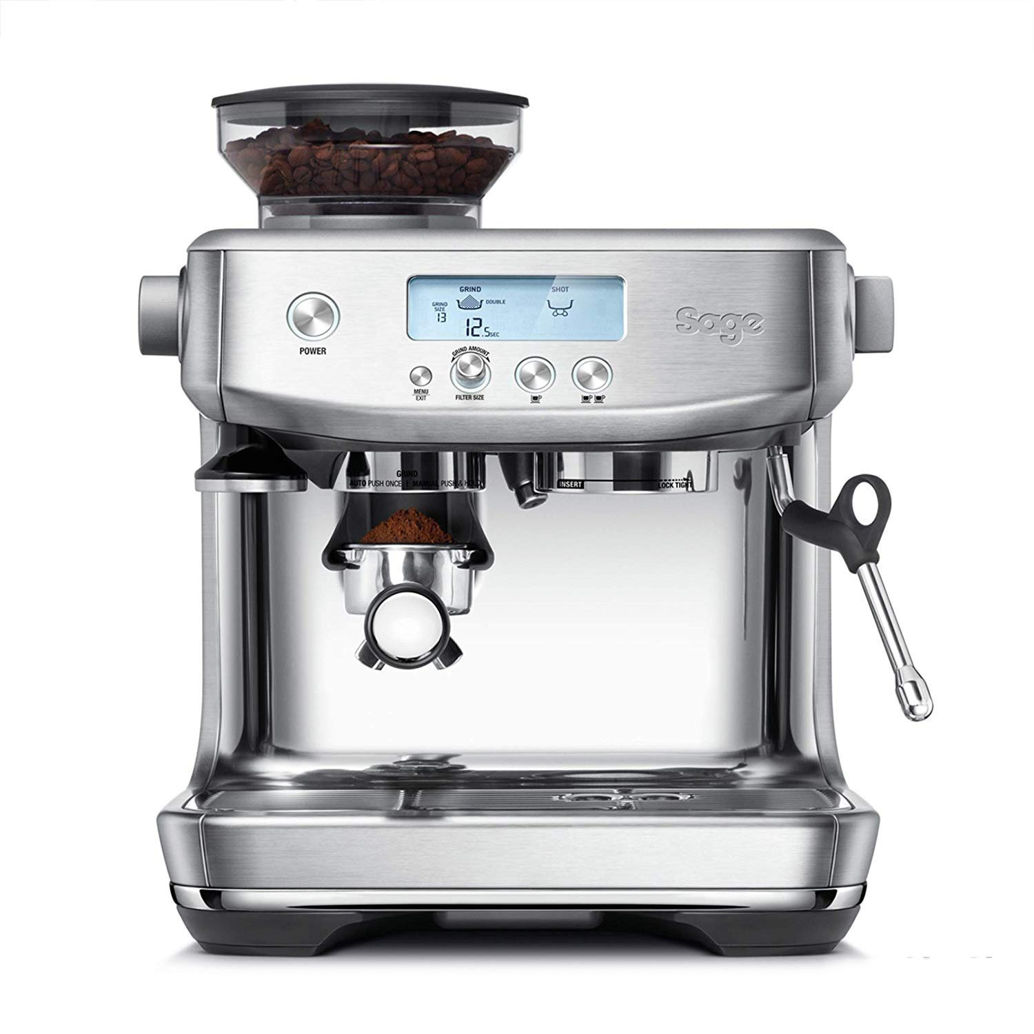 【2019黑五中亚Prime会员】Sage The Barista系列 SES878 半自动咖啡机 带磨豆器 到手价3601元 