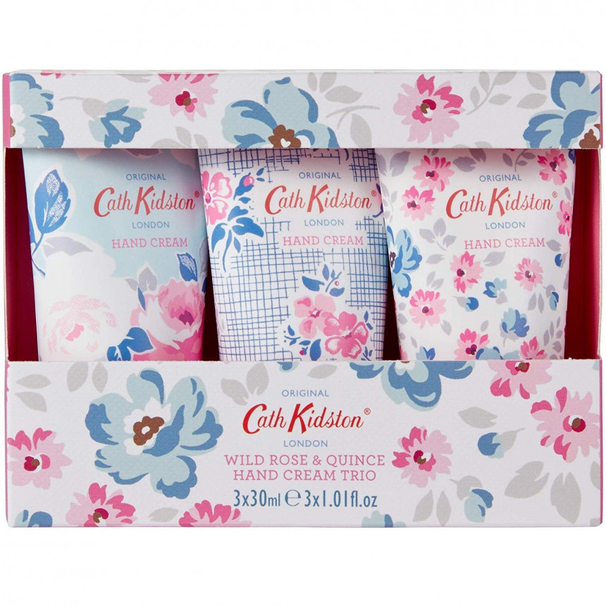 近期低价！【中亚Prime会员】Cath Kidston 野生玫瑰柑橘护手霜 30ml*3支 到手价59元 