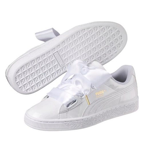 【中亚Prime会员】Puma 彪马 Basket Heart Patent 蝴蝶结女士板鞋休闲鞋 到手价206元 