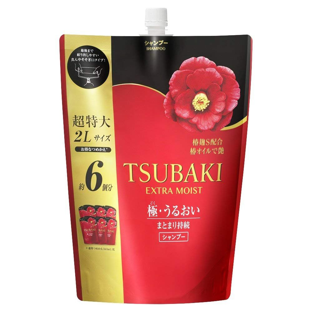 【中亚Prime会员】资生堂 Tsubaki 丝蓓绮 红椿洗发水 2000ml 补充装 到手价94元 