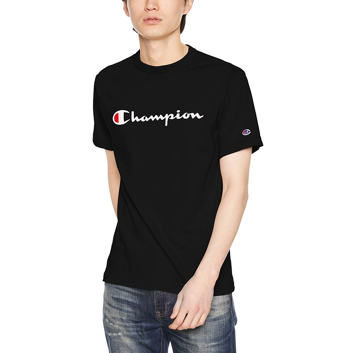 闪促低价！【中亚Prime会员】Champion 日版中性经典刺绣logoT恤 C3-P302 到手价94元 