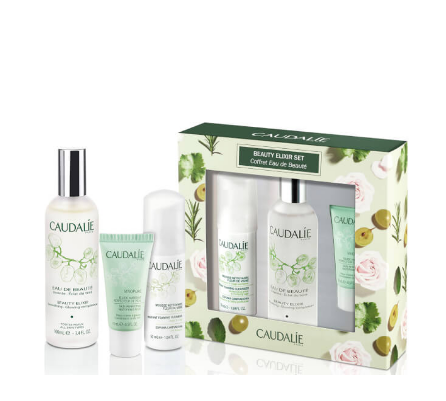Caudalie 欧缇丽 皇后水100ml+泡沫洁面50ml+清痘哑光乳液15ml ￥191.9 