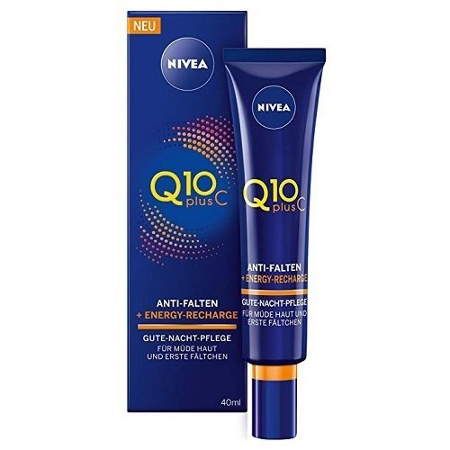 糊奔奔推荐！【中亚Prime会员】Nivea 妮维雅 Q10 Plus C VC 抗皱美白晚霜40ml 到手价58元 