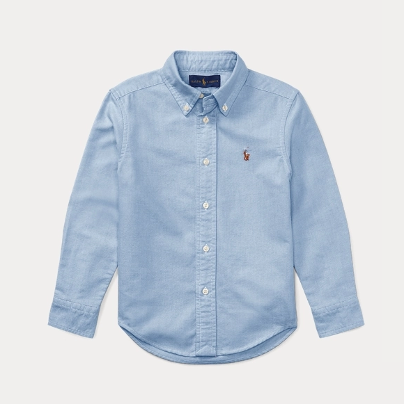 Ralph Lauren 拉夫劳伦 Cotton Oxford Shirt 2-7岁牛津衬衫 .79（约116元） 