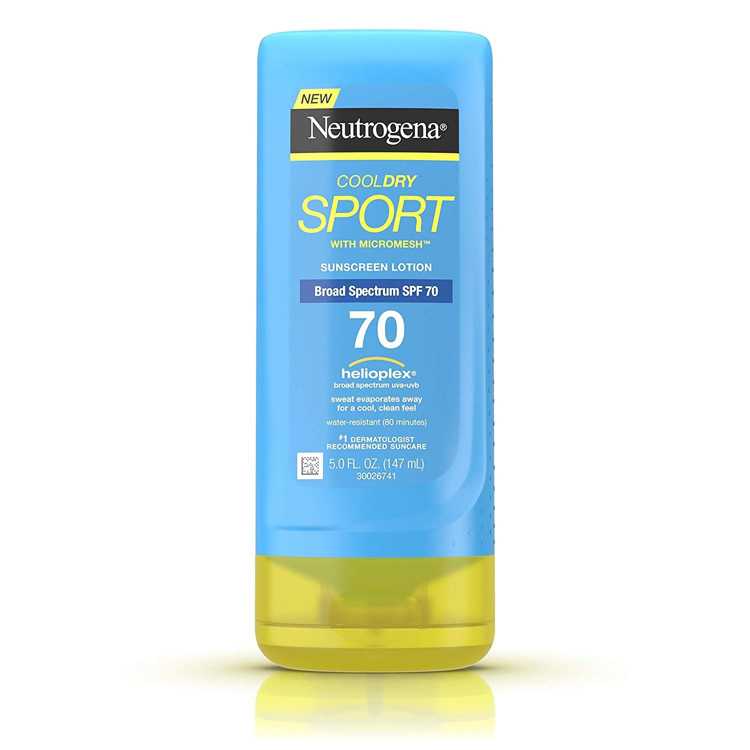 【中亚Prime会员】Neutrogena 露得清 SPF70 冰爽清透运动防晒乳 147ml 到手价47元 