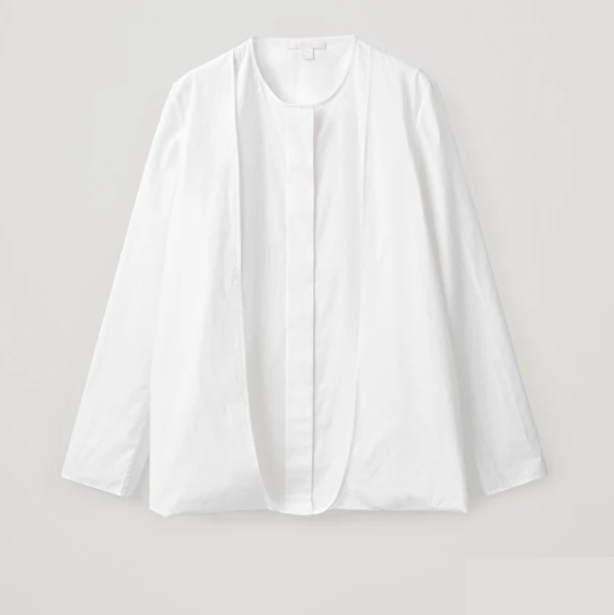 COS 白色衬衫 （约562元） 