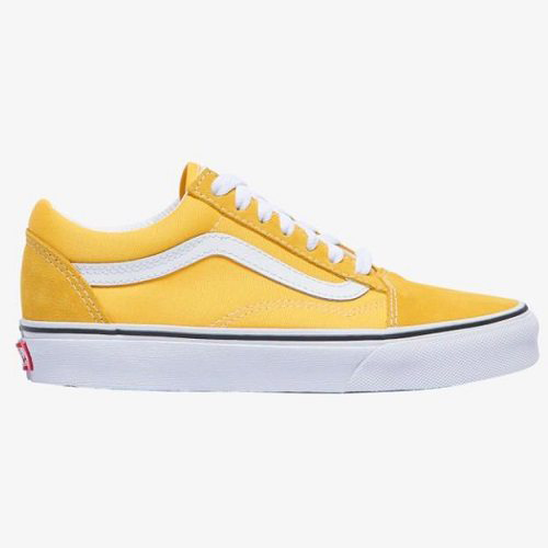 【额外7.5折】Vans 万斯 Old Skool 大童款板鞋 柠檬黄 （约312元） 