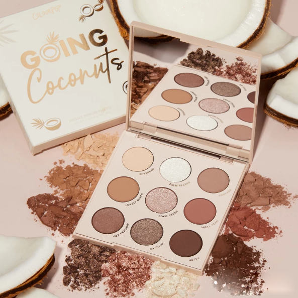 【补货】Colourpop 卡拉泡泡九色椰子盘 going coconuts （约62元） 