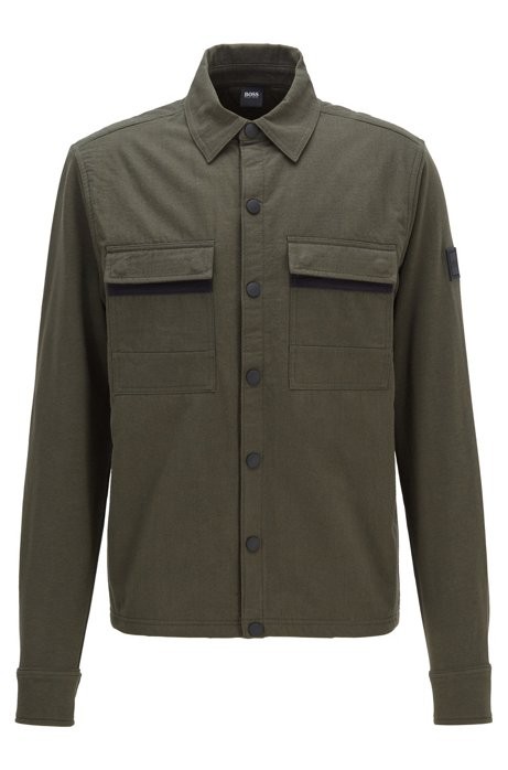 Hybrid sweat jacket with PrimaLoft® padding