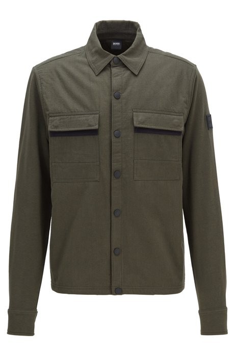 Hybrid sweat jacket with PrimaLoft® padding
