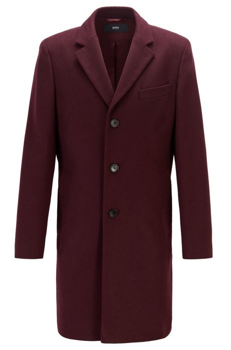 Complete your look  Complete your look  Formal coat in wool and cashmere with notch lapels