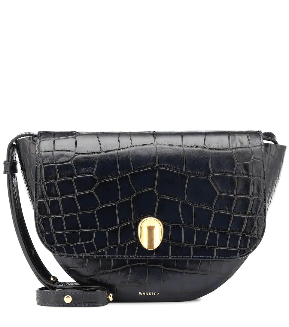 WANDLER Billy croc-effect crossbody bag