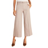 Ann Taylor The Belted Wide Leg Marina 格纹阔腿裤