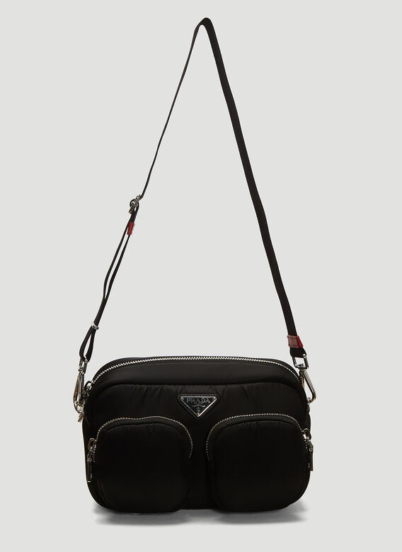 PRADA Padded Nylon Shoulder Bag in Black PRADA Padded Nylon Shoulder Bag in Black