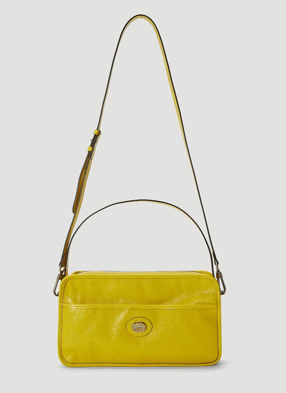 GUCCI Morpheus Leather Bag in Yellow GUCCI Morpheus Leather Bag in Yellow