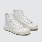 MAISON MARGIELA Tabi 白色分趾高帮帆布鞋