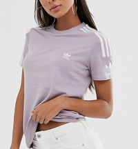 adidas Originals Locked Up t-shirt in lilac