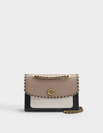 Coach Scallop Rivets Parker Coach Scallop Rivets Parker