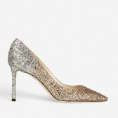Jimmy Choo Romy 85 亮片梭织宫廷鞋 Jimmy Choo Romy 85 亮片梭织宫廷鞋
