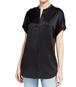 Vince Popover Silk Blouse