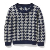 Janie and Jack HOUNDSTOOTH PULLOVER 童款毛衣