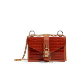 Chloé Croc-Embossed Aby Chain 新季锁头单肩包 Chloé Croc-Embossed Aby Chain 新季锁头单肩包