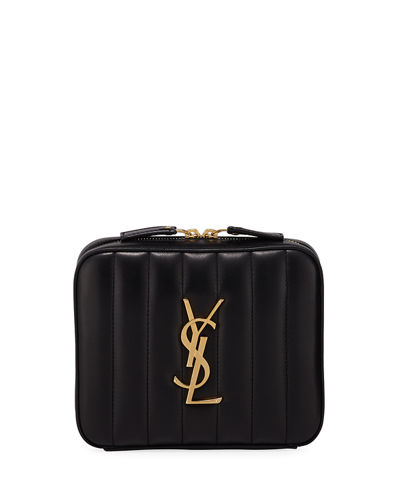 Saint Laurent Vicky Horizontal Quilted Belt Bag