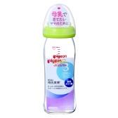 【中亚Prime会员】Pigeon 贝亲 母乳实感玻璃奶瓶 浅绿色 240ml