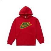 Supreme Nike Leather Applique 联名连帽卫衣