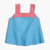 J.Crew Girls Embroidered Tank 女童刺绣背心