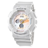 【55专享】Casio 卡西欧 Baby-G 系列 白色运动腕表 BA-120T-7ADR