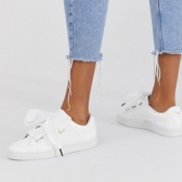 PUMA 蝴蝶结鞋带小白鞋 PUMA 蝴蝶结鞋带小白鞋